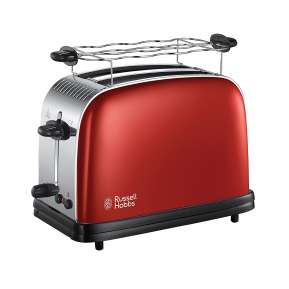 RUSSELL HOBBS 23330-56 Colours Plus Flame Red Toaster