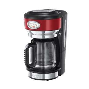 RUSSELL HOBBS 21700-56 Retro Ribbon Red Coffee Maker