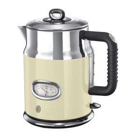 RUSSELL HOBBS 21672-70 Retro Vintage Cream Kettle