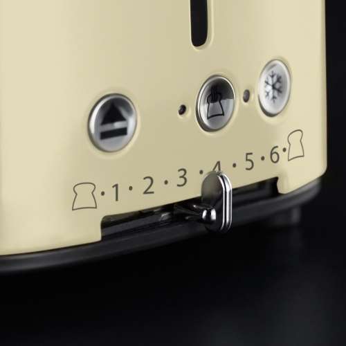 RUSSELL HOBBS 21682-56 Retro Vintage Cream Toaster