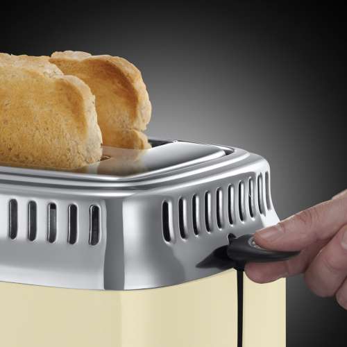 RUSSELL HOBBS 21682-56 Retro Vintage Cream Toaster