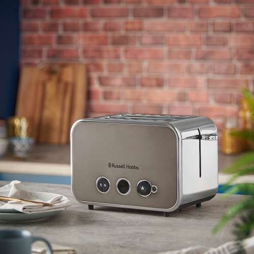 RUSSELL HOBBS 26432-56 Distinctions 2S Toaster Titanium