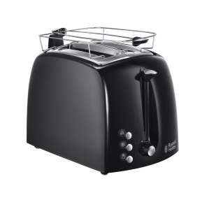 RUSSELL HOBBS 22601-56 Textures Plus Toaster Black