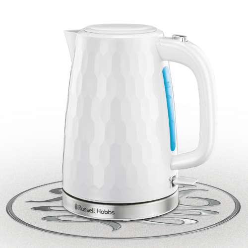 RUSSELL HOBBS 26050-70 Honeycomb White Kettle