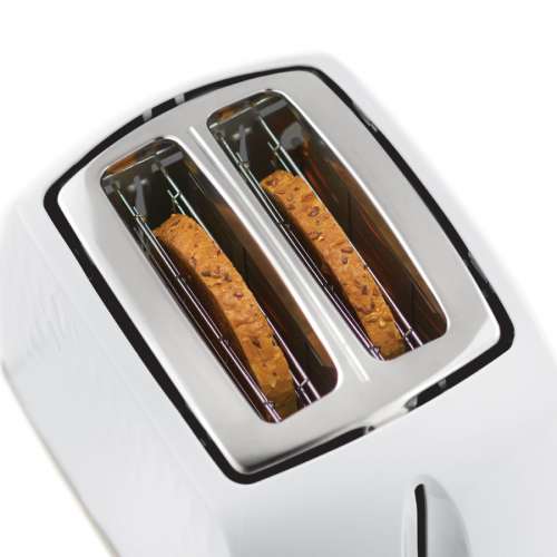 RUSSELL HOBBS 26060-56 Honeycomb White Toaster