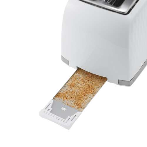 RUSSELL HOBBS 26060-56 Honeycomb White Toaster
