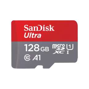 SanDisk SDSQUAB-128G-GN6MA Ultra microSDXC 128GB + SD Adapter 140MB/s  A1 Class 10 UHS-I