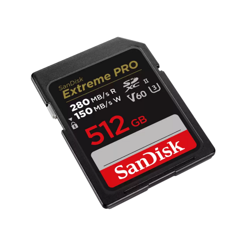 SanDisk Extreme PRO 512GB SDXC UHS-II + 2 years RescuePRO Deluxe