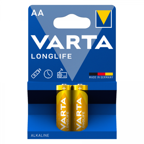 VARTA 4106 συσκ. 2 AΛΚΑΛΙΚΗ LONGLIFE AA