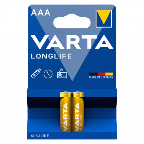 VARTA 4103 συσκ. 2 AΛΚΑΛΙΚΗ LONGLIFE AAA