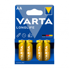 VARTA 4106 συσκ. 4 AΛΚΑΛΙΚΗ LONGLIFE AA