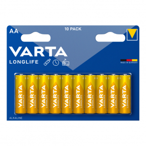 VARTA 4106 συσ. 10 AΛΚΑΛΙΚΗ LONGLIFE AA