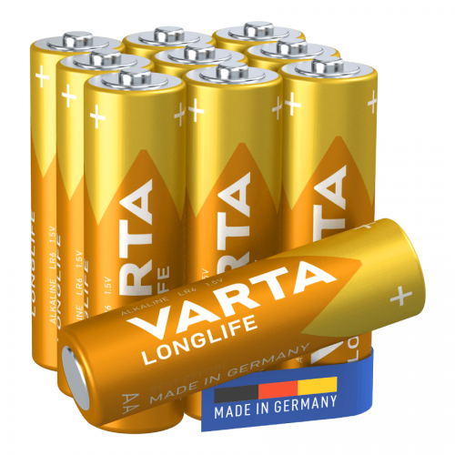 VARTA 4106 συσ. 10 AΛΚΑΛΙΚΗ LONGLIFE AA