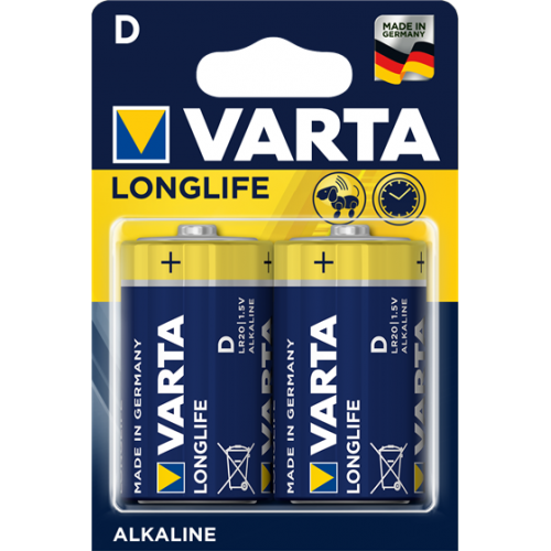 VARTA 4120 συσκ.2 AΛΚΑΛΙΚΗ LONGLIFE D