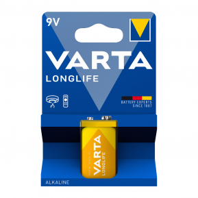 VARTA 4122 συσκ.1 AΛΚΑΛΙΚΗ LONGLIFE 9V