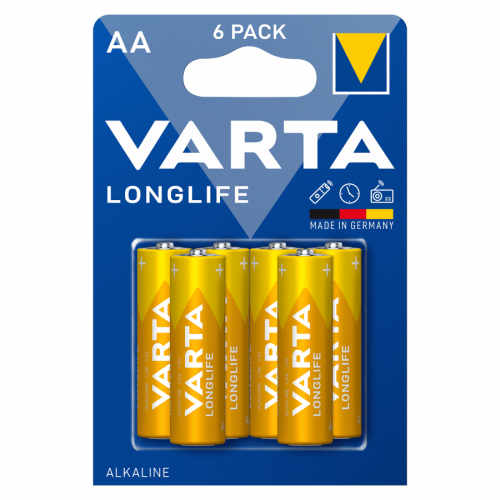 VARTA 4106 συσκ.6 AΛΚΑΛΙΚΗ LONGLIFE AA