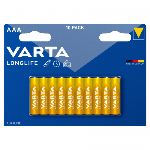 VARTA 4103 συσκ.10 AΛΚΑΛΙΚΗ LONGLIFE AAA