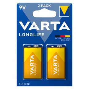 VARTA 4122 9V συσκ.2 101412 ALKALINE LONGLIFE