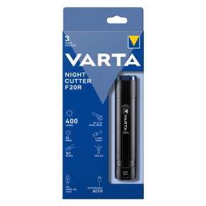 VARTA Φακός CREE LED Night Cutter F20R USB Rechargeable