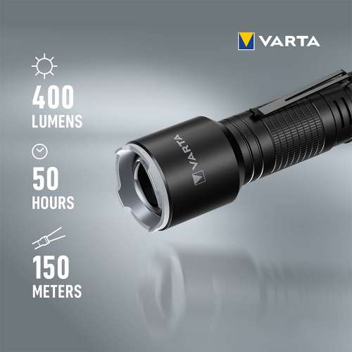 VARTA Φακός LED Aluminium Light F30 + 3xAAA