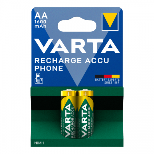 VARTA ΕΠΑΝΑΦΟΡΤΙΖΟΜΕΝΗ συσκ.2 Phone Power 2 AA 1600mAh