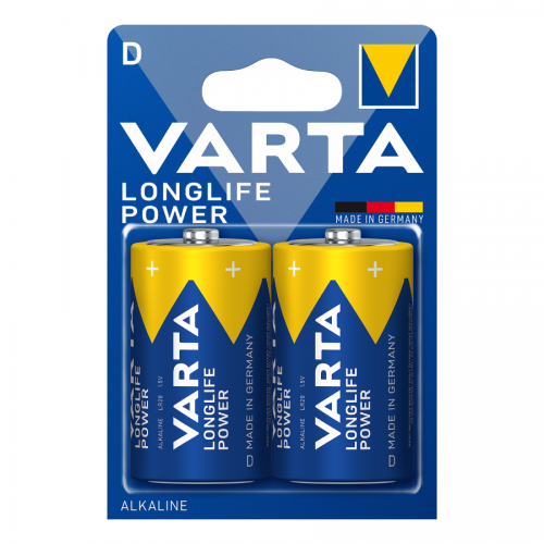 VARTA 4920 συσκ.2 AΛΚΑΛΙΚΗ LONGLIFE POWER D 1,5V