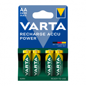 VARTA 5716101404 Recharge 4 AA 2600mAh