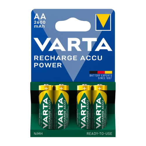 VARTA 05716 2600mAh συσκ.4 101404 RECHARGEABLE Accu Power 4AA