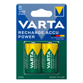 VARTA ΕΠΑΝΑΦΟΡΤΙΖΟΜΕΝΗ 3000mAh συσκ.2 C