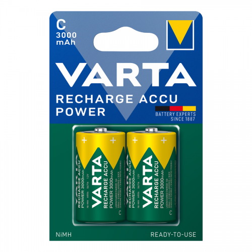 VARTA ΕΠΑΝΑΦΟΡΤΙΖΟΜΕΝΗ 3000mAh συσκ.2 C