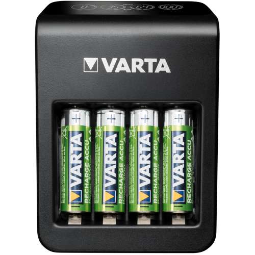VARTA 57687101441 LCD Plug Charger + 4xAA 2100mAh